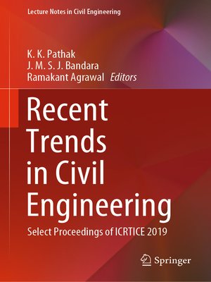 cover image of Recent Trends in Civil Engineering
